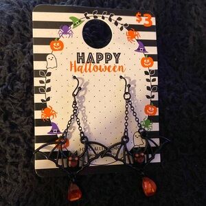 Halloween Bat Pierced earrings